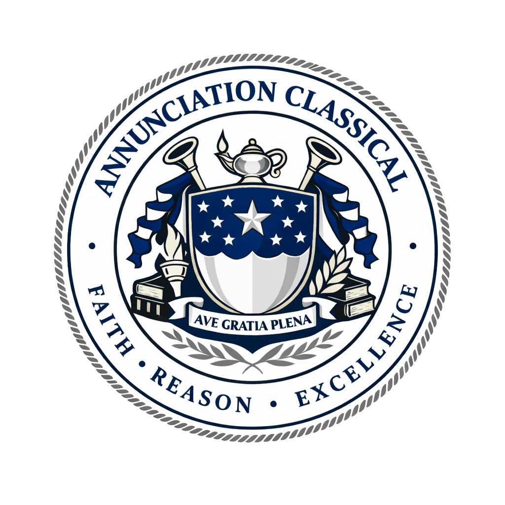 Annunciation Classical Logo Faith Reason Excellence